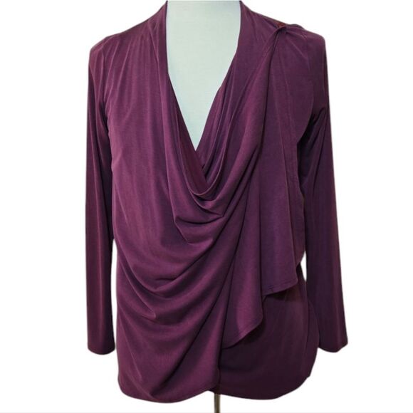Chalet et ceci Wrap Cardigan Long Sleeve Convertable Drape Minimalist Medium - Picture 1 of 13